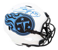 Eddie George Signed Titans Full-Size Lunar Eclipse Alternate Speed Helmet (Fanatics) at PristineAuction.com