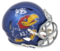 John Riggins Signed Kansas Jayhawks Speed Mini Helmet (Beckett) at PristineAuction.com