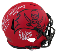 Mike Alstott, Ronde Barber, & Warren Sapp Signed Buccaneers Full-Size Authentic On-Field Rave Alternate Speed Helmet Inscribed "A-Train", "HOF 2023" & "QB Killa" (Beckett) at PristineAuction.com