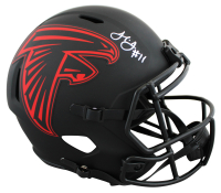 Julio Jones Signed Falcons Full-Size Eclipse Alternate Speed Helmet (Beckett) at PristineAuction.com