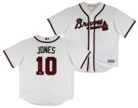 Chipper Jones Signed Braves Majestic Authentic Jersey (Fanatics) at PristineAuction.com