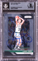 Larry Bird Signed 2018 Panini Prizm #85 (BGS) at PristineAuction.com