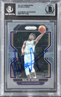 Malik Monk Signed 2021 Panini Prizm #56 (BGS) at PristineAuction.com