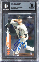 Logan Webb Signed 2020 Topps Chrome #117 RC (BGS) at PristineAuction.com