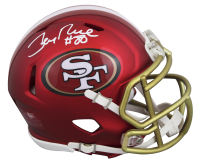 Jerry Rice Signed 49ers Flash Alternate Speed Mini Helmet (Fanatics) at PristineAuction.com