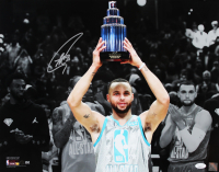 Stephen Curry Signed Warriors 16x20 Photo (JSA) at PristineAuction.com