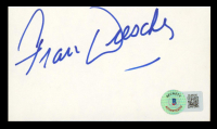 Fran Drescher Signed 3x5 Index Card (Beckett) at PristineAuction.com