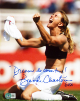 Brandi Chastain Signed Team USA 8x10 Photo Inscribed "Dreams Do Come True!" & "6 USA" (Beckett) at PristineAuction.com