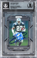 Emmitt Smith Signed 2022 Panini Prizm #85 (BGS) at PristineAuction.com