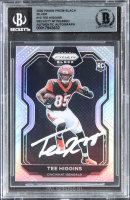 Tee Higgins Signed 2020 Panini Prizm Black Silver #10 RC (BGS) at PristineAuction.com
