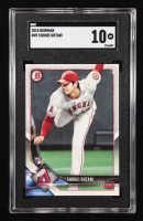 Shohei Ohtani 2018 Bowman #49 RC (SGC 10) at PristineAuction.com