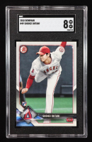 Shohei Ohtani 2018 Bowman #49 RC (SGC 8) at PristineAuction.com