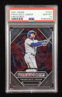 Francisco Lindor 2021 Panini Prizm Fireworks #5 (PSA 10) at PristineAuction.com