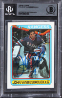 John Vanbiesbrouck Signed 1990 Topps #75 (BGS) at PristineAuction.com