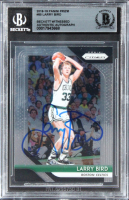 Larry Bird Signed 2018 Panini Prizm #85 (BGS) at PristineAuction.com