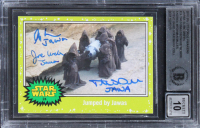Tim Donaldson, Joe Weber & Andrea Wickman Miller Signed 2015 SW JTT Force Awakens Jabba Slime Green #24 Inscribed "Jawa" (BGS | Auto 10) at PristineAuction.com