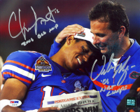 Urban Meyer & Chris Leak Signed Florida Gators 8x10 Photo Inscribed "2006 BCS MVP" & "06 Nat Champs" (PSA) at PristineAuction.com