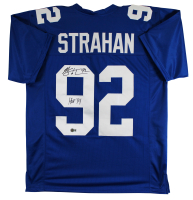 Michael Strahan Signed Jersey Inscribed "HOF 14" (Beckett) at PristineAuction.com
