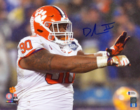 Dexter Lawrence Signed Clemson Tigers 11x14 Photo (Beckett) at PristineAuction.com