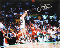 Larry Bird Signed Celtics 16x20 Photo (Beckett) at PristineAuction.com