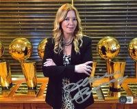 Jeanie Buss Signed 8x10 Photo (Beckett) at PristineAuction.com
