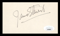 James Stewart Signed 3x5 Index Card (JSA) at PristineAuction.com