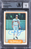 Cal Ripken Jr. Signed 1982 Fleer #176 (BGS | Auto 10) at PristineAuction.com