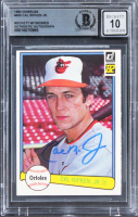 Cal Ripken Jr. Signed 1982 Donruss #405 (BGS | Auto 10) at PristineAuction.com