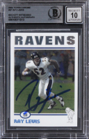 Ray Lewis Signed 2004 Topps Chrome #87 (BGS | Auto 10) at PristineAuction.com