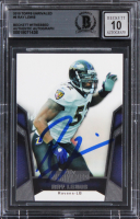 Ray Lewis Signed 2010 Topps Unrivaled #6 (BGS | Auto 10) at PristineAuction.com