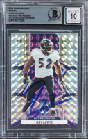 Ray Lewis Signed 2022 Panini Mosaic Mosaic #19 (BGS | Auto 10) at PristineAuction.com