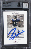 Ray Lewis Signed 2004 Fleer Inscribed #46 (BGS | Auto 10) at PristineAuction.com