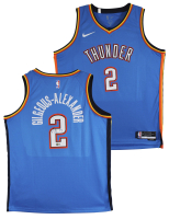 Shai Gilgeous-Alexander Signed Thunder Nike Authentic Jersey (Beckett) at PristineAuction.com