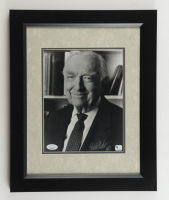 Walter Cronkite Signed Custom Framed Photo Display (JSA) at PristineAuction.com