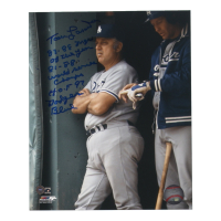 Tommy Lasorda Signed Dodgers 8x10 Photo with Multiple Career Stat Inscriptions (Steiner) at PristineAuction.com