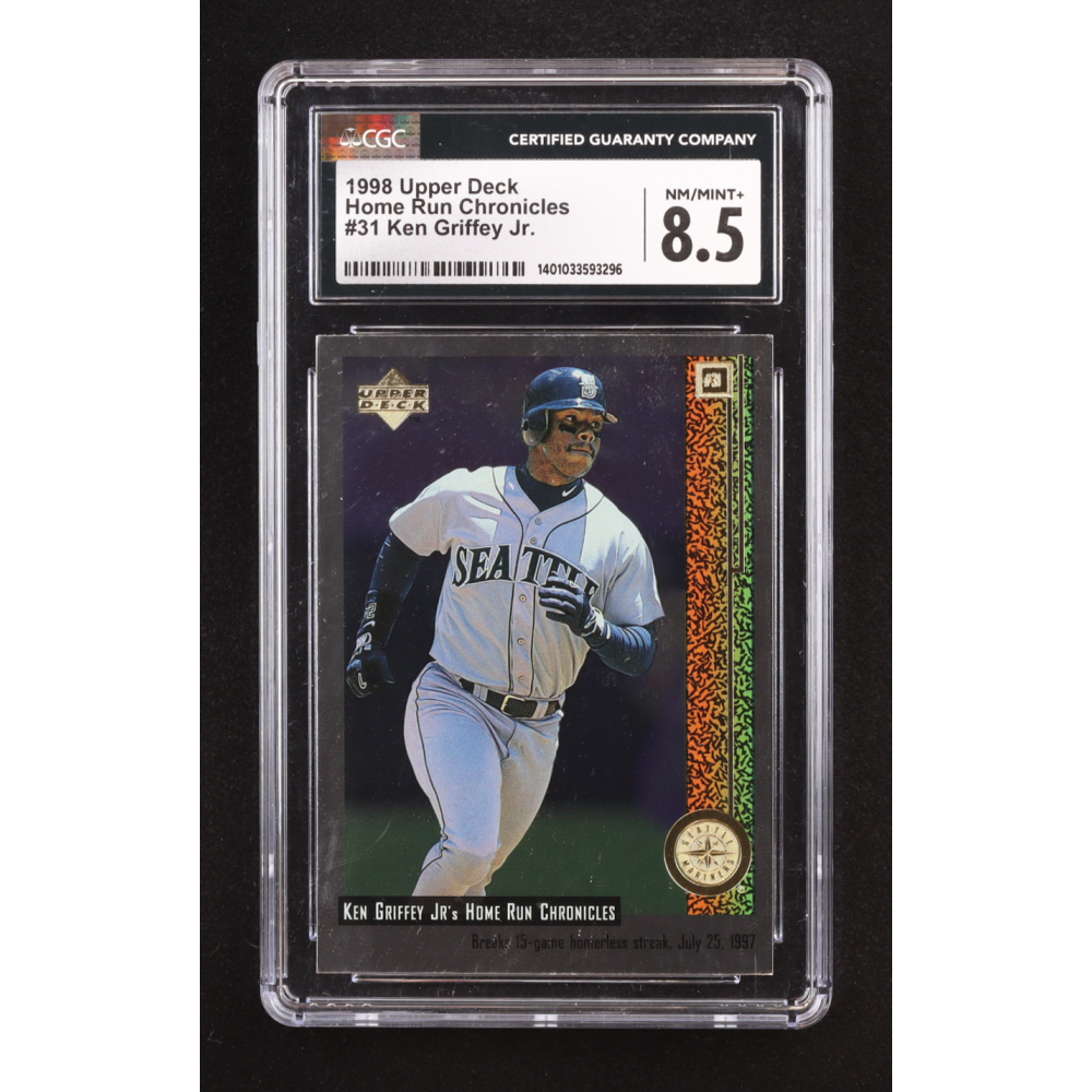 Ken Griffey Jr. 1998 Upper Deck Griffey Home Run Chronicles #31 (CGC 8.5) at PristineAuction.com