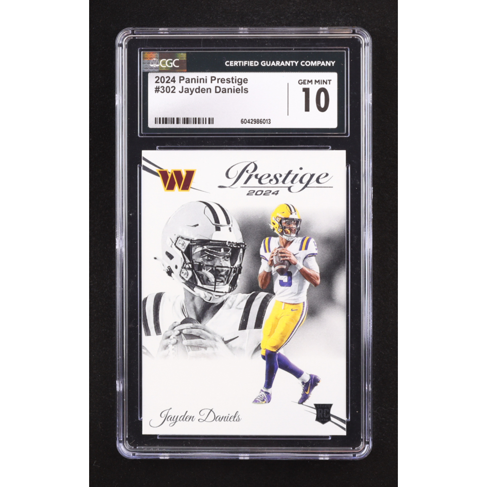 Jayden Daniels 2024 Prestige #302 RC (CGC 10) at PristineAuction.com