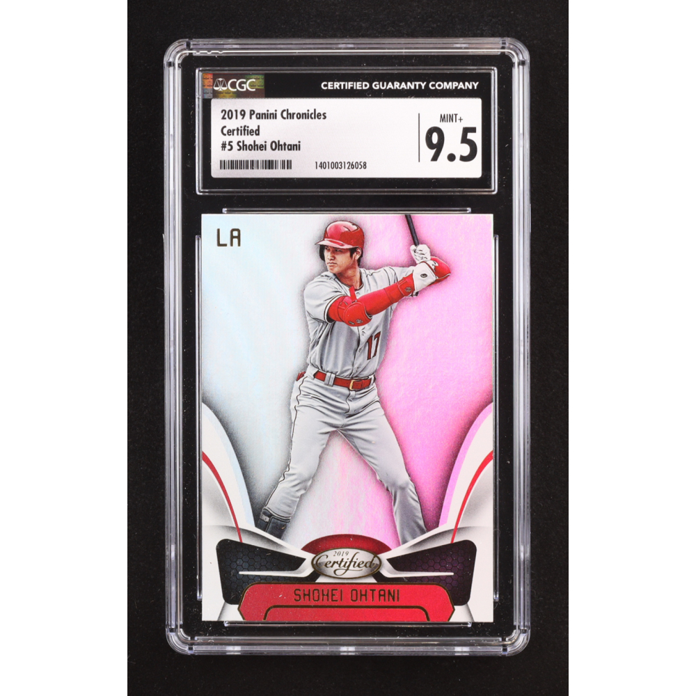 Shohei Ohtani 2019 Certified #5 (CGC 9.5) at PristineAuction.com