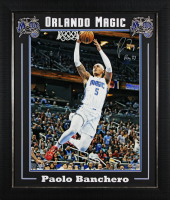 Paolo Banchero Signed Magic Custom Framed Photo Inscribed "ROY 23" (Fanatics) at PristineAuction.com