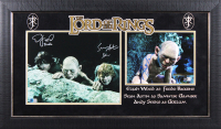 Sean Astin, Elijah Wood & Andy Serkis Signed "The Lord of the Rings" Custom Framed Photo Display Inscribed "Frodo" & "Sam" (Beckett) at PristineAuction.com