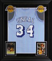 Shaquille O'Neal Signed Lakers Custom Framed Mitchell & Ness Authentic Jersey (Beckett) at PristineAuction.com