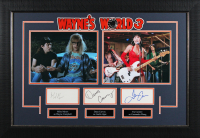 Mike Myers, Dana Carvey & Tia Carrere Signed "Wayne's World" Custom Framed Cut Display (Beckett) at PristineAuction.com