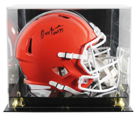 Ozzie Newsome Signed Browns Full-Size Speed Helmet Inscribed "HOF 99" with Display Case (Beckett) at PristineAuction.com