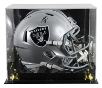 Ashton Jeanty Signed Raiders Full-Size Speed Helmet with Display Case (Beckett) at PristineAuction.com