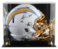 Antonio Gates Signed Chargers Full-Size Speed Helmet with Display Case (Beckett) at PristineAuction.com