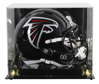 Michael Vick Signed Falcons Full-Size Speed Helmet with Display Case (Beckett) at PristineAuction.com