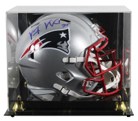 Vince Wilfork Signed Patriots Full-Size Speed Helmet with Display Case (Beckett) at PristineAuction.com