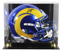 Jared Verse Signed Rams Full-Size Speed Helmet with Display Case (Beckett) at PristineAuction.com