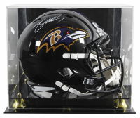 Zay Flowers Signed Ravens Full-Size Speed Helmet with Display Case (Beckett) at PristineAuction.com