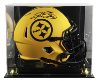 Hines Ward Signed Steelers Full-Size Rave Alternate Speed Helmet with Display Case (Beckett) at PristineAuction.com